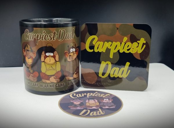 Carpiest Dad/Daddy Carp Fishing Mug - The Squirrels Nuts