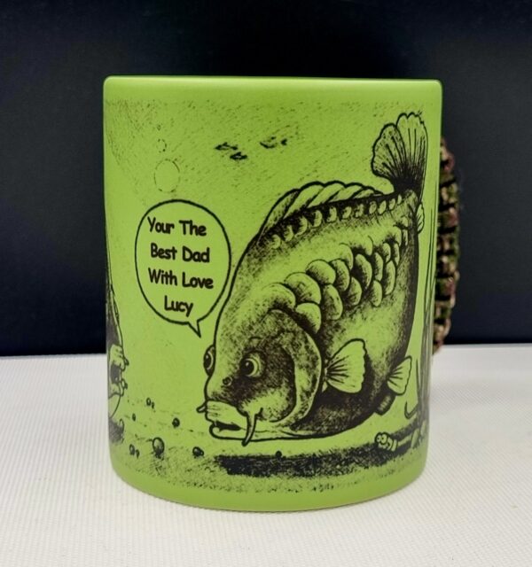 Carpiest Dad/Daddy Carp Fishing Mug - The Squirrels Nuts